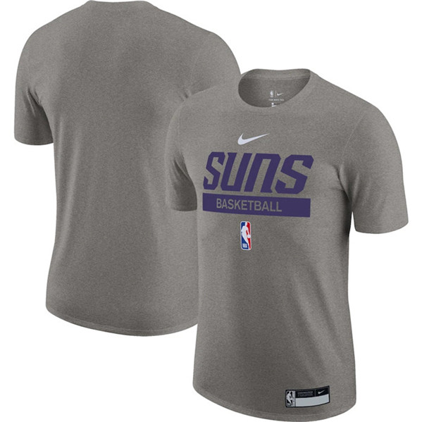 Men's Phoenix Suns Gray 2022/23 Legend On-Court Practice Performance T-Shirt